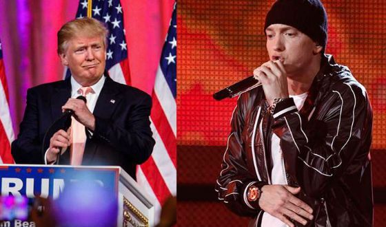 В 2017 Эминем жестко раскритиковал Трампа В 2017 Эминем жестко раскритиковал Трампа