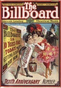 Один из первых выпусков издания Billboard Один из первых выпусков издания Billboard