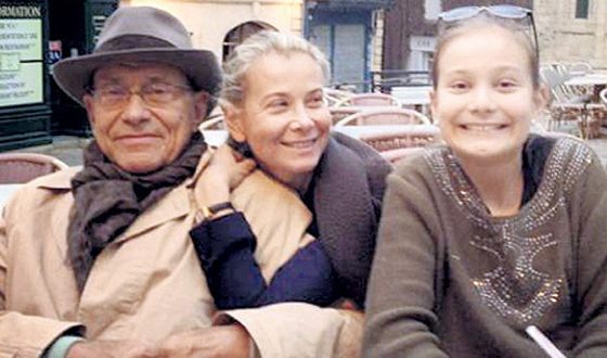 Андрей Кончаловский, Юлия Высоцкая и их дочь Маша