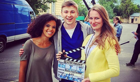 Артём Лысков на съемках сериала «Как я стал русским» Артём Лысков на съемках сериала «Как я стал русским»