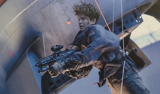 Кэтрин Уотерстон на съемках фильма «Чужой: Завет» Кэтрин Уотерстон на съемках фильма «Чужой: Завет»