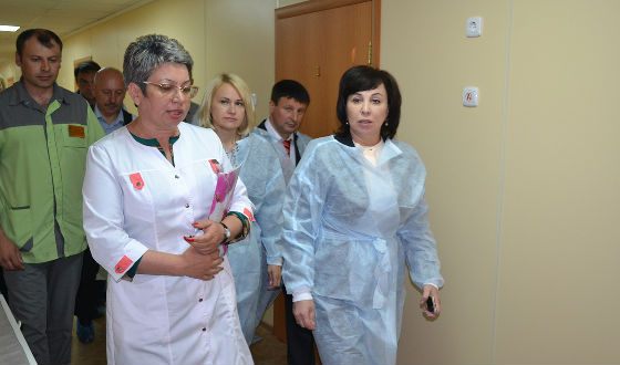 Вера Щербина инспектирует здравоохранительные учреждения Вера Щербина инспектирует здравоохранительные учреждения