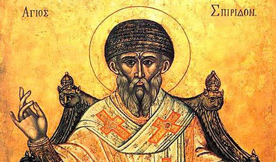 Икона Спиридона Тримифунтского Икона Спиридона Тримифунтского
