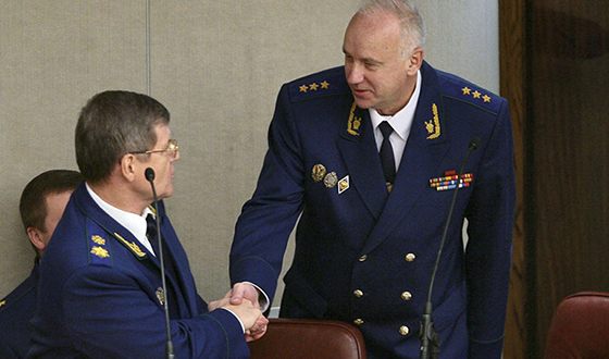 Александр Бастрыкин и Юрий Чайка