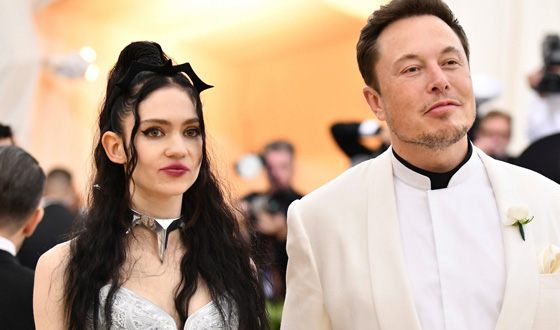 Илон Маск и Граймс на Met Gala