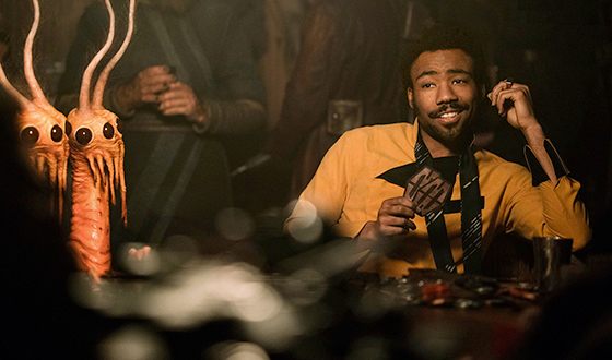 Дональд Гловер в фильме «Хан Соло: Звёздные Войны» Дональд Гловер в фильме «Хан Соло: Звёздные Войны»