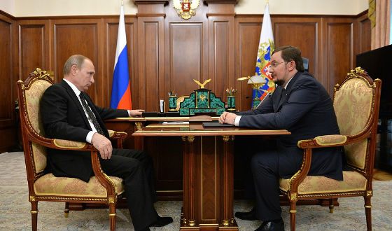 Алексей Репик на встрече с Владимиром Путиным Алексей Репик на встрече с Владимиром Путиным