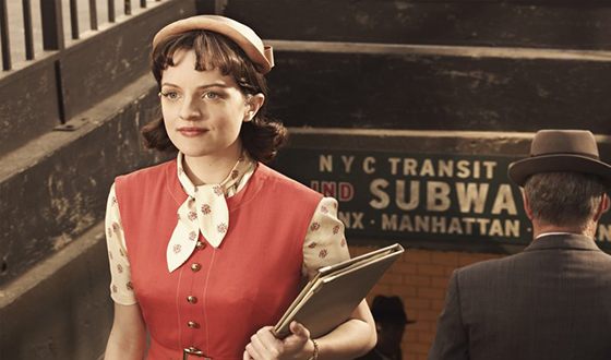 Элизабет Мосс в сериале «Безумцы» Элизабет Мосс в сериале «Безумцы»