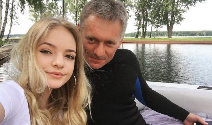 Елизавета Пескова с отцом