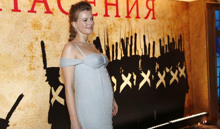 Софья Заика на премьере фильма «Союз спасения»