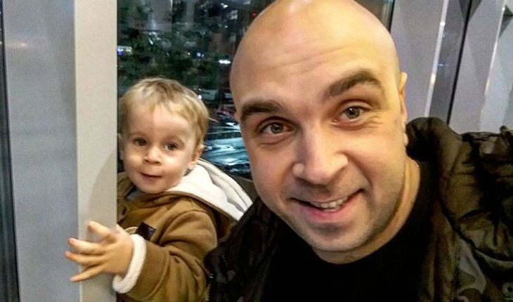 Глеб Жемчугов с сыном
