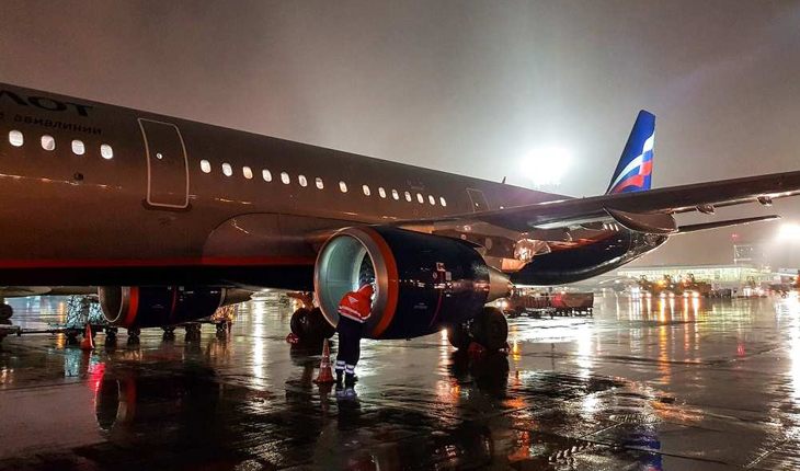 Лайнер Nordwind Airlines задымился во время взлета в «Шереметьево»