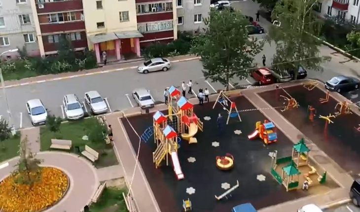 Детская площадка, на которой произошло убийство