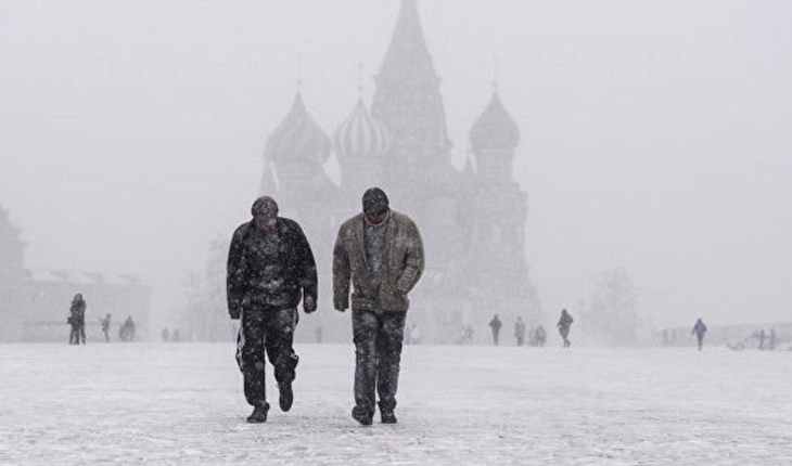 Во вторник в Москве ожидается сильная метель