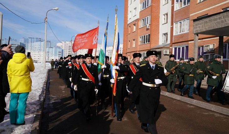 В Башкортостане власти устроили парад ради одного ветерана