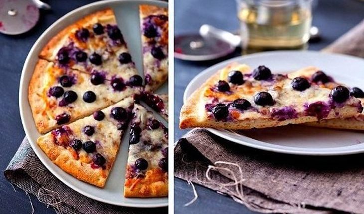 Черничная пицца Черничная пицца