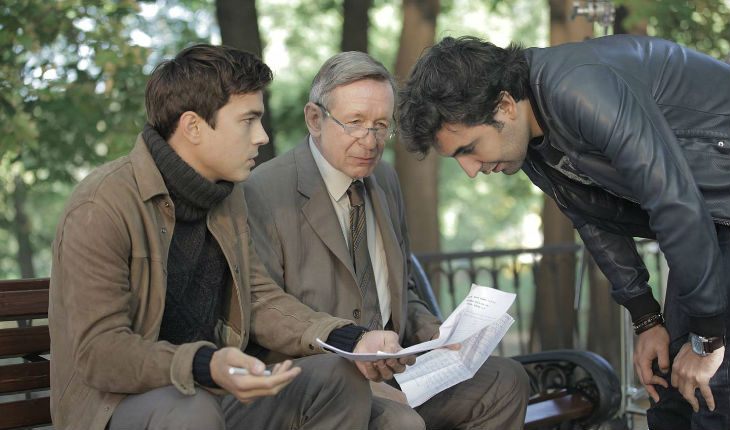 На съемках сериала «Тонкие материи» На съемках сериала «Тонкие материи»
