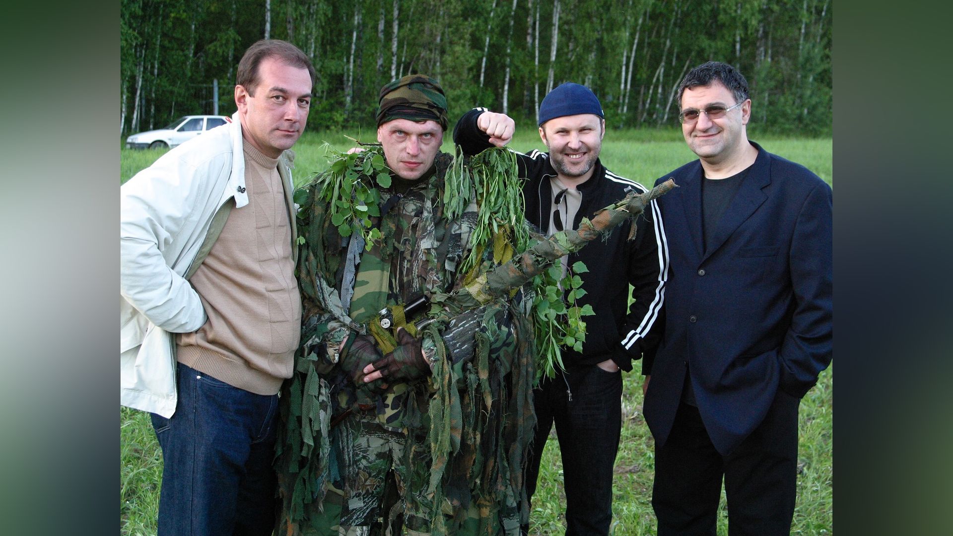 Александр Акопов на съёмках сериала «Звездочёт»