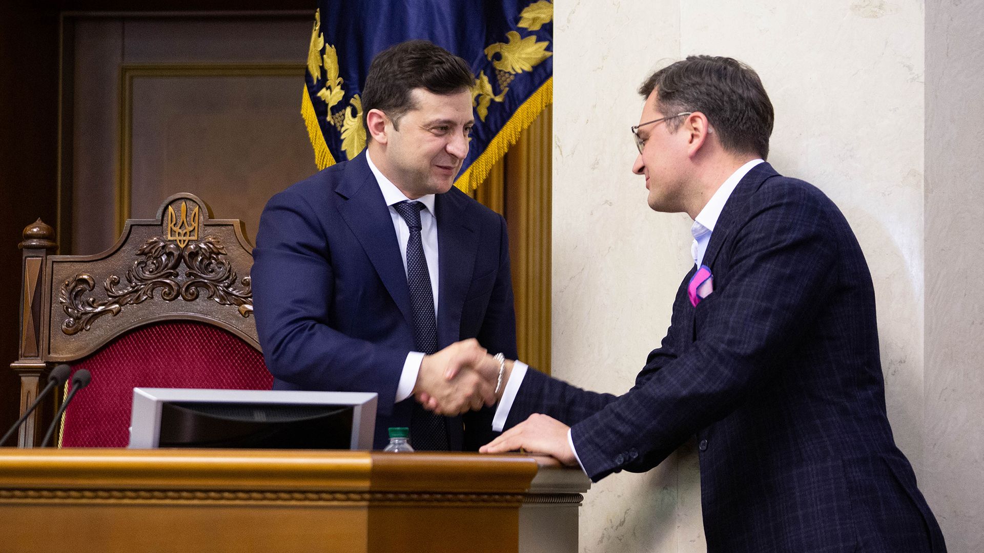 Дмитрий Кулеба и Владимир Зеленский