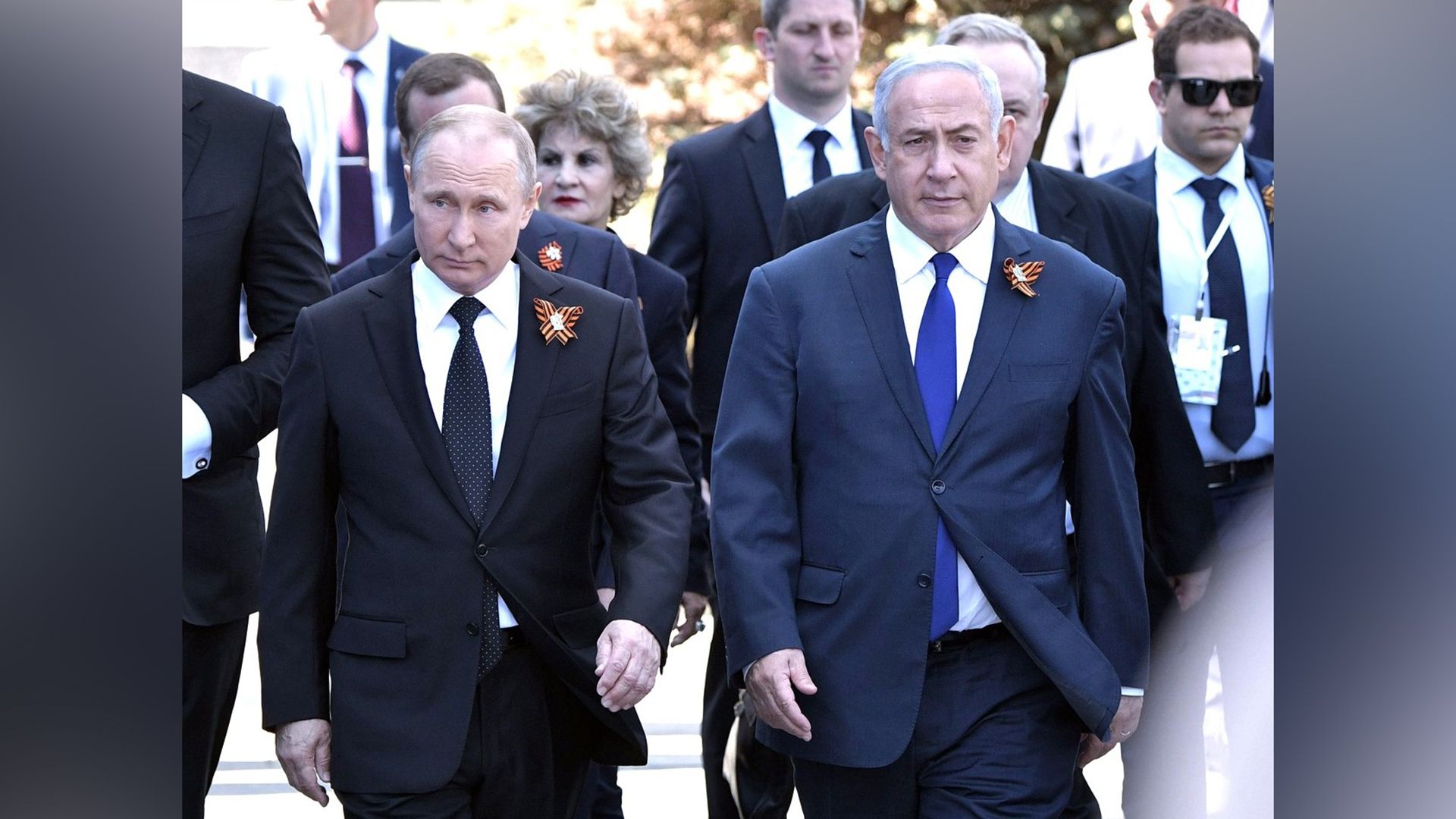 Биньямин Нетаньяху и Владимир Путин