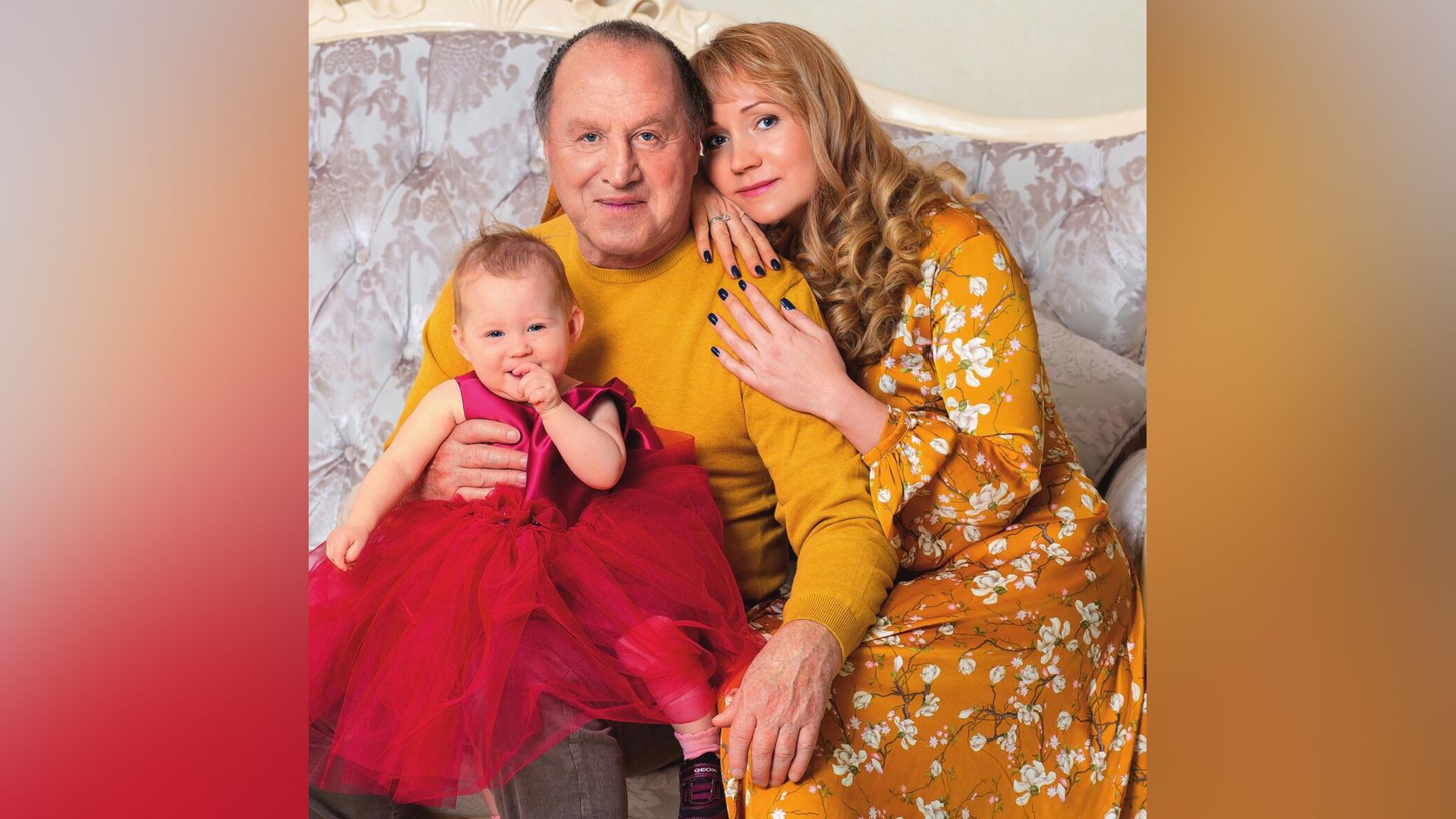 Владимир Стеклов и Ирина Дерягина с дочерью