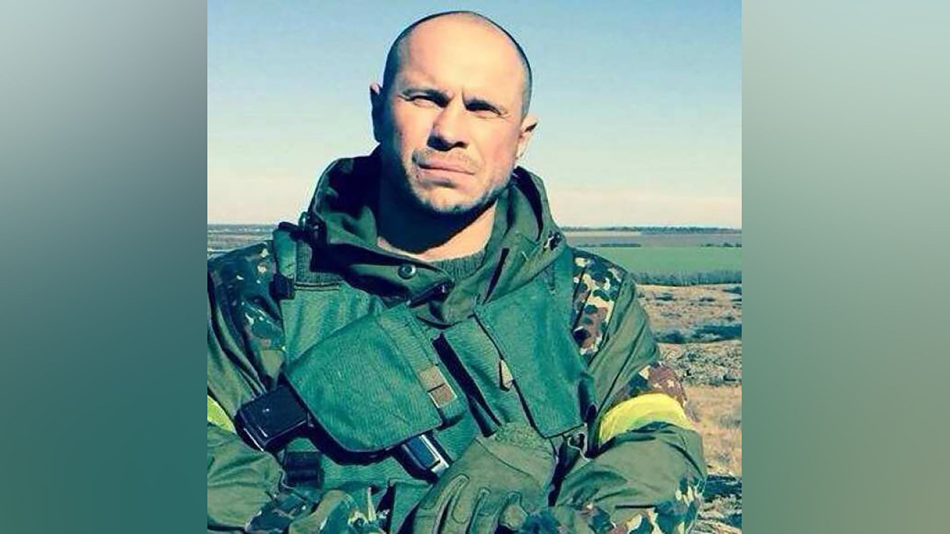 Илья Кива на Донбассе в 2014 году