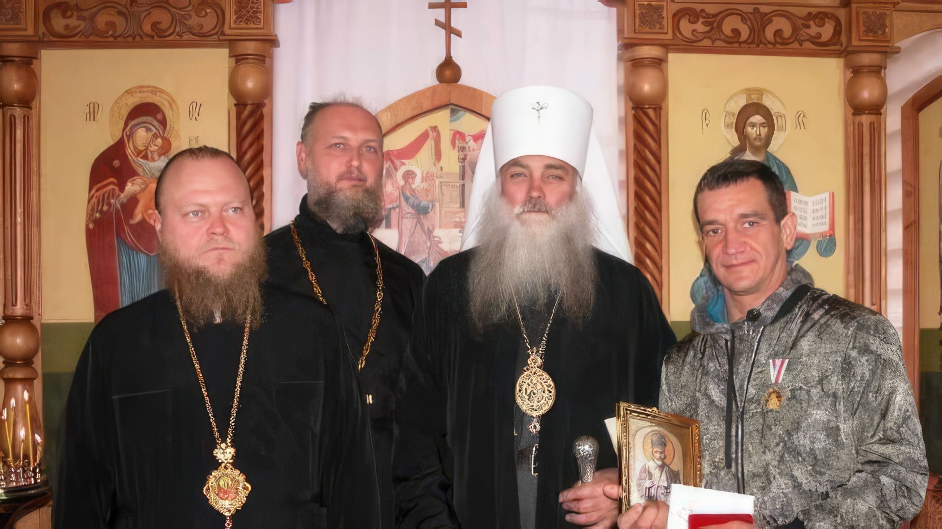 Николай Владимирович Степанов и митрополит Барнаульский и Алтайский Сергий