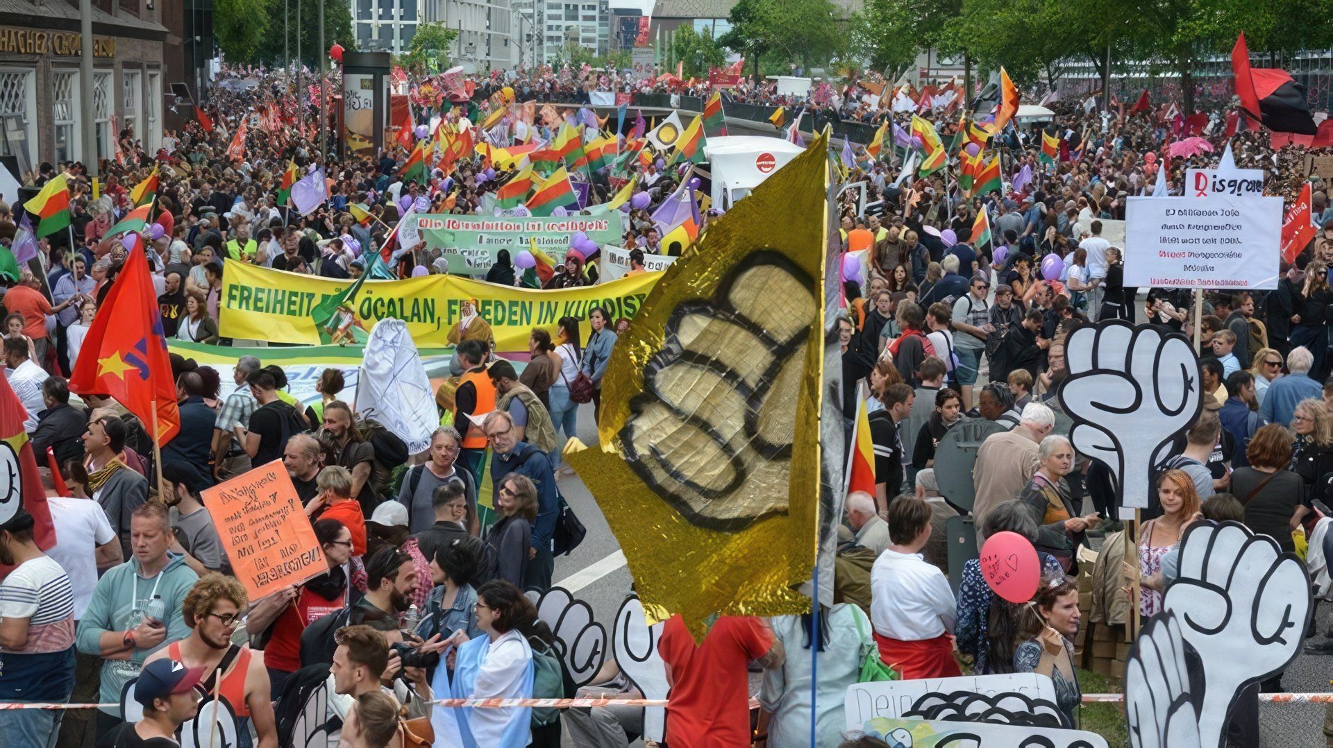 Протесты в Гамбурге в 2017 году