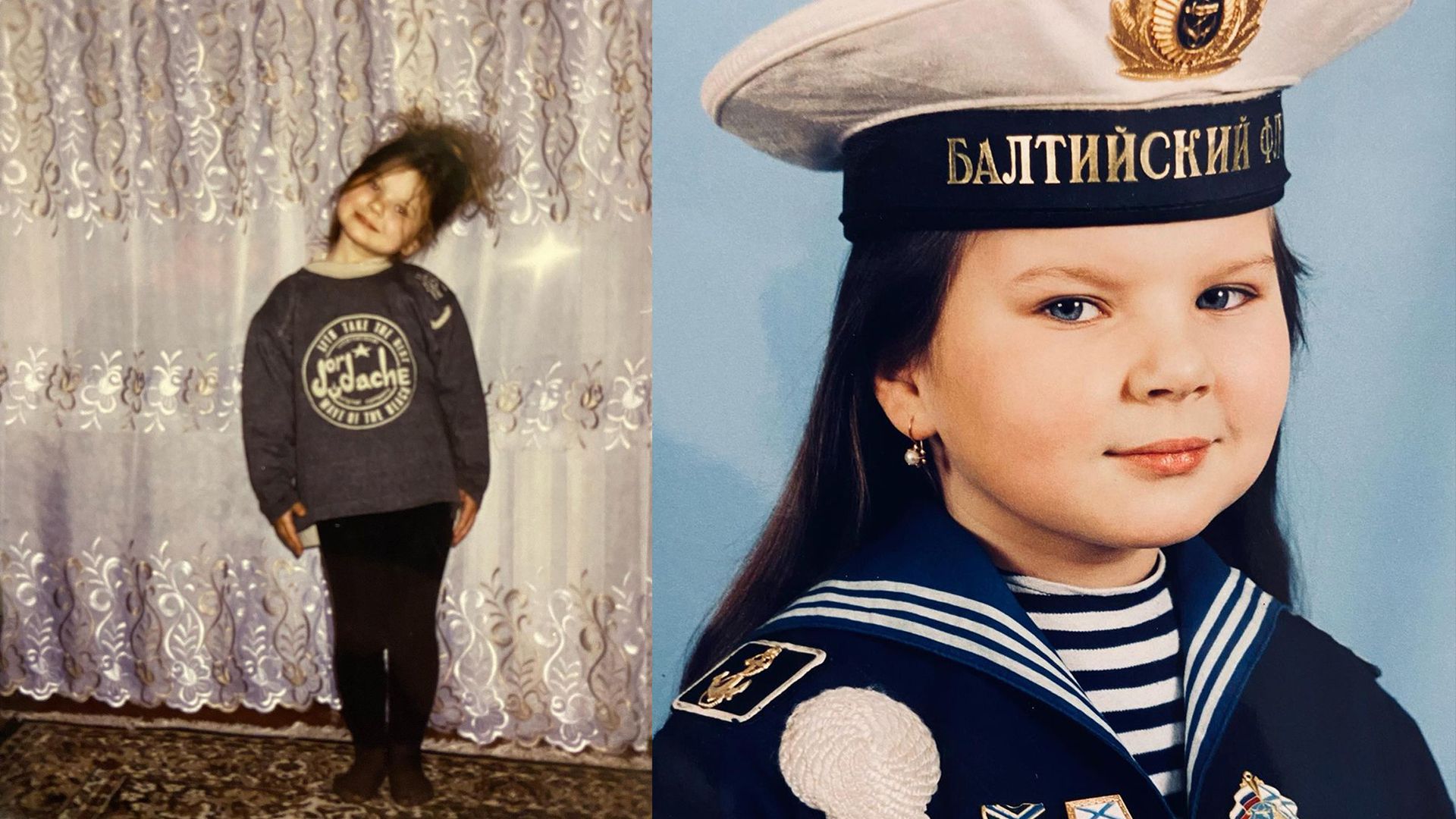 Юлия Серина в детстве
