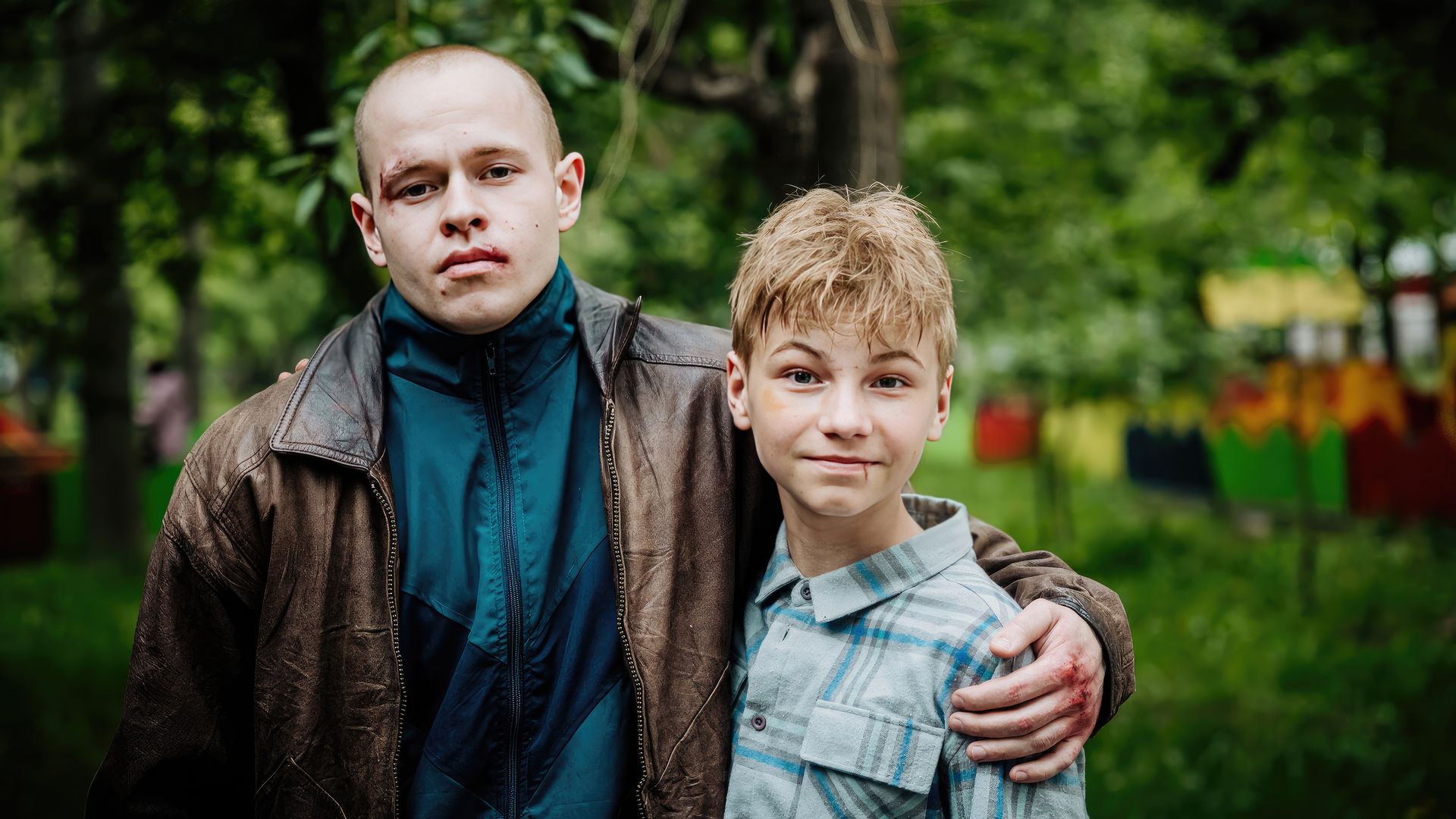 Егор Кенжаметов на съёмках сериала «Лихие»