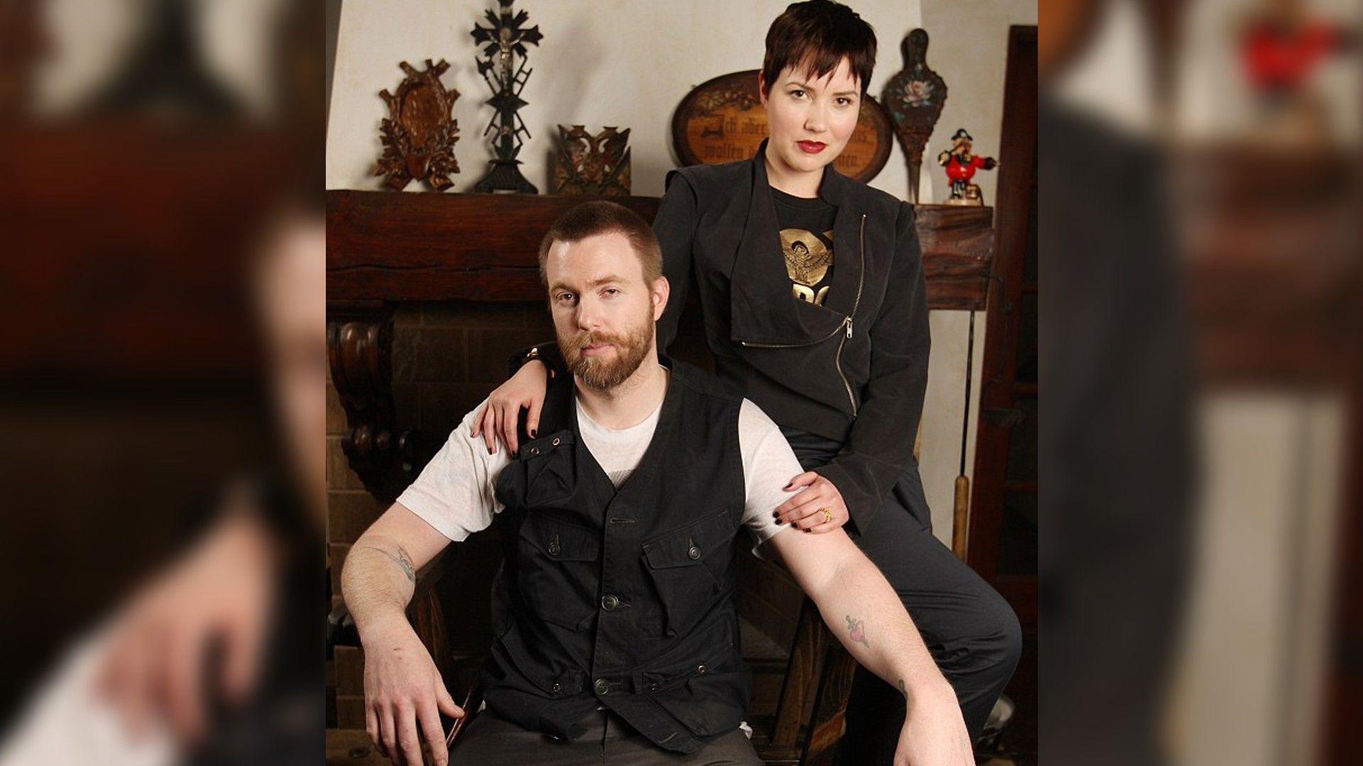 Элайджа Блю Оллман и его жена