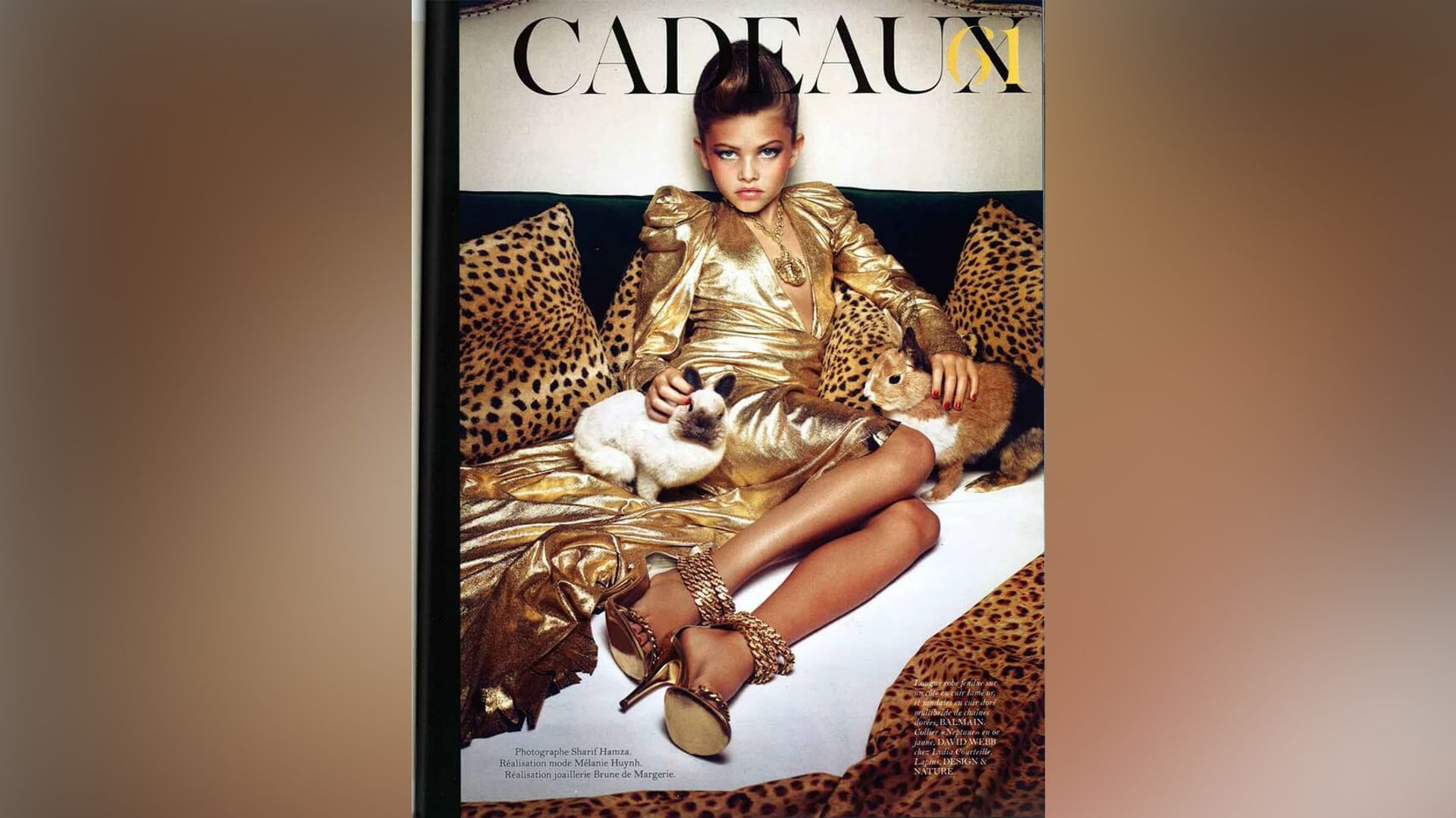 Тилан Блондо в скандальной фотосессии Vogue