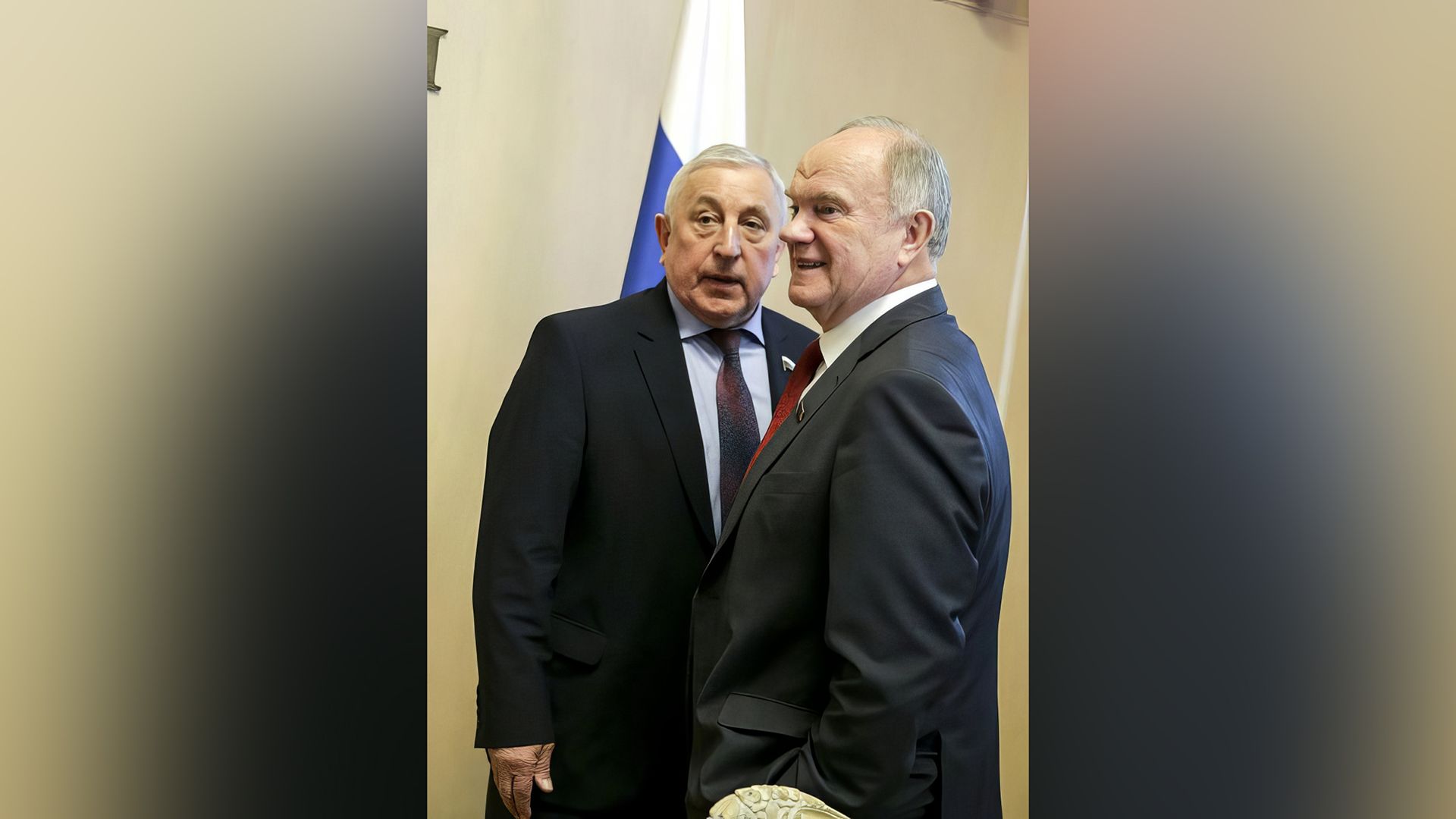 Николай Харитонов и Геннадий Зюганов