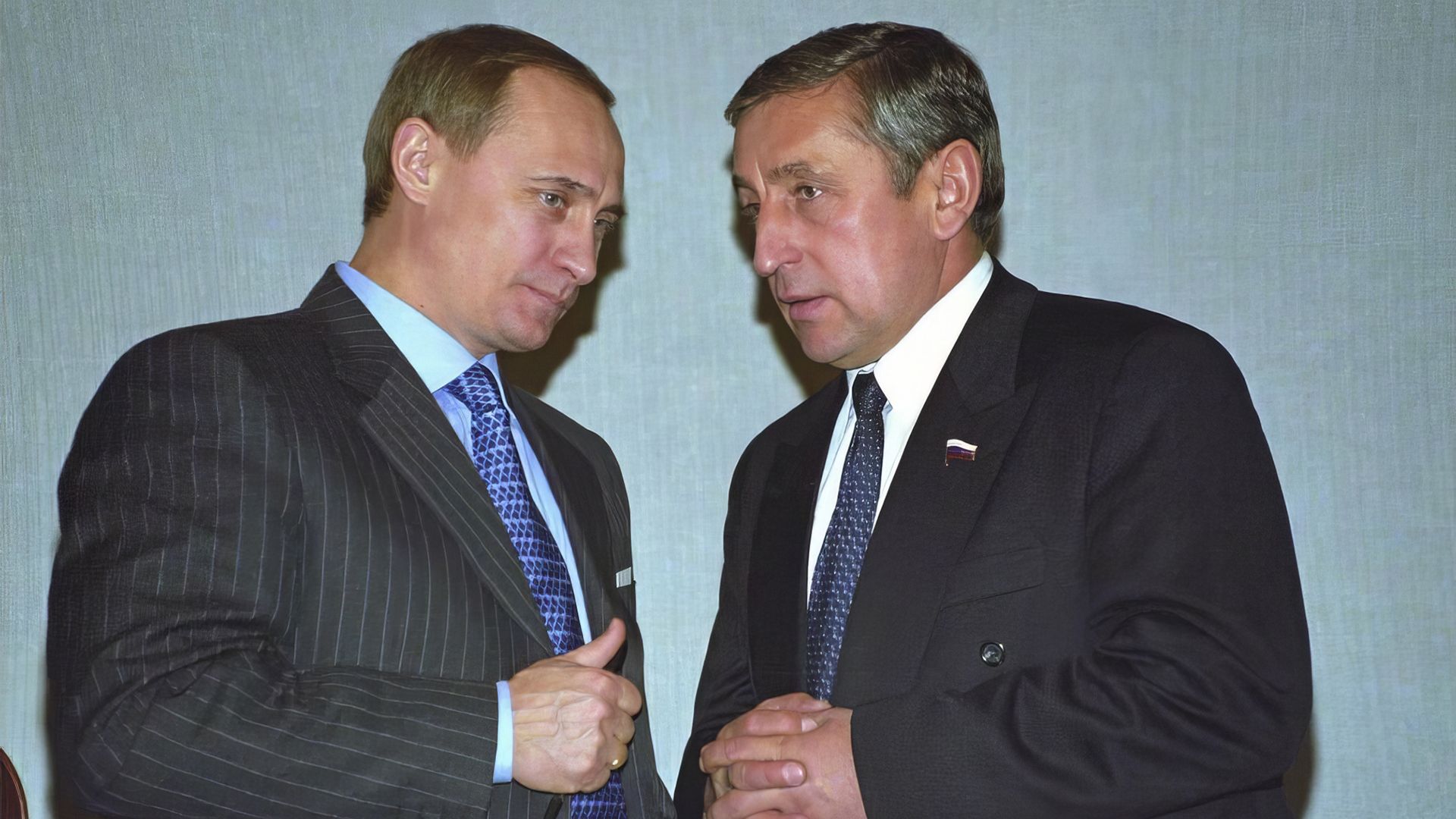 Владимир Путин и Николай Харитонов (1999)