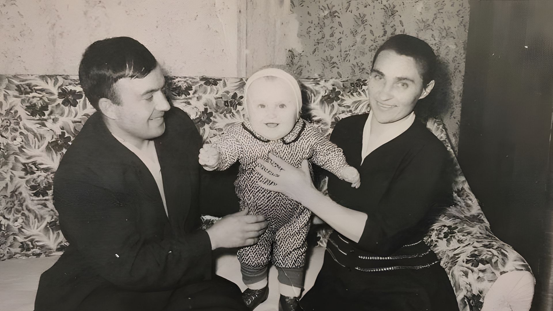 Фёдор Черенков с родителями