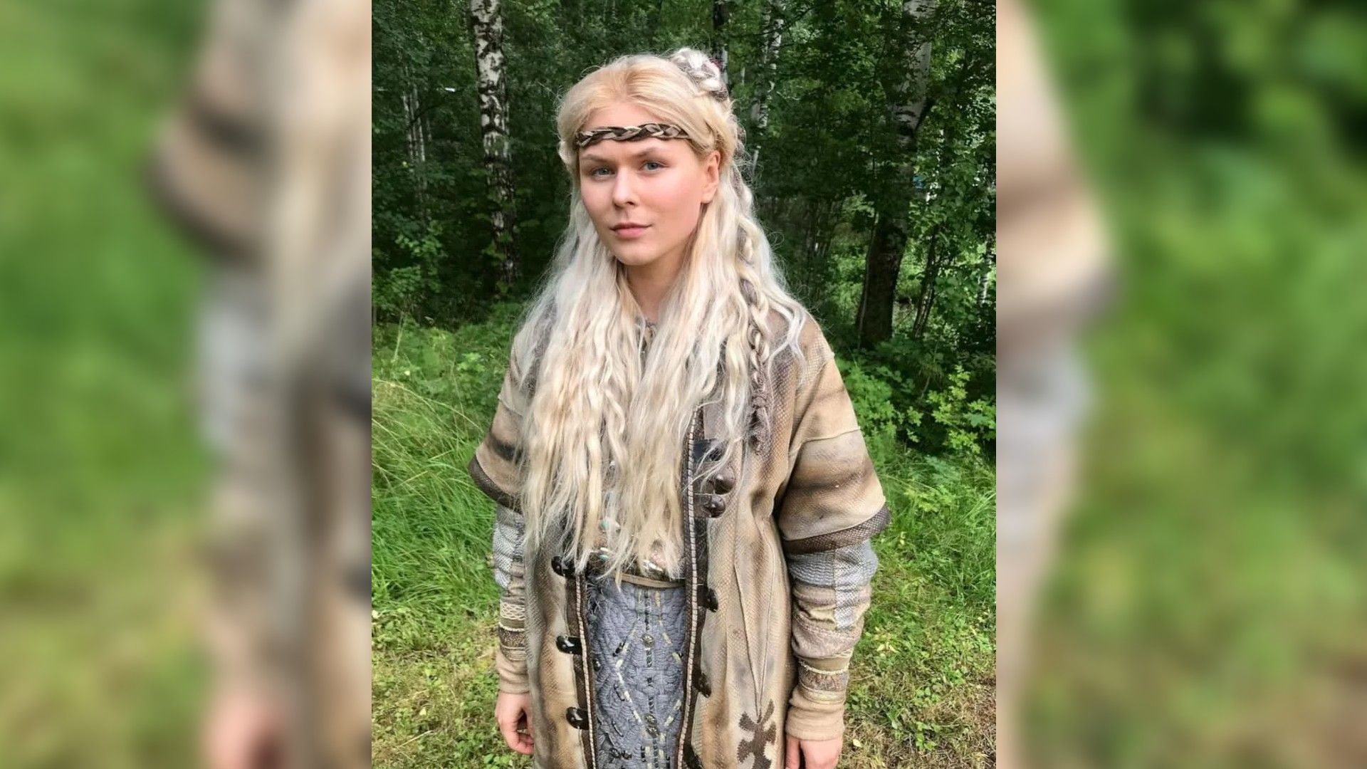 Софья Шуткина на съемках «Сердца пармы»
