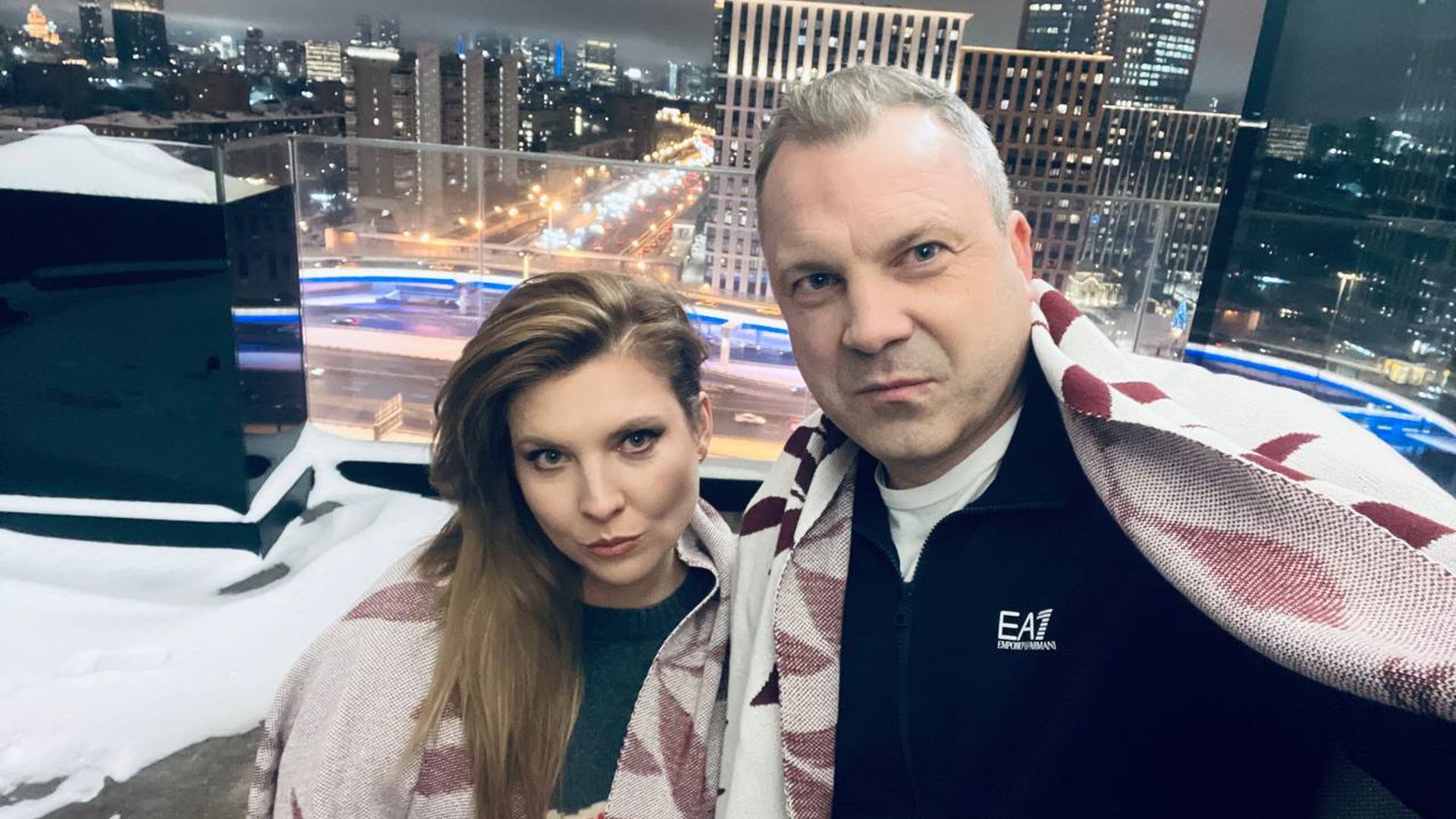 Ольга Скабеева с мужем