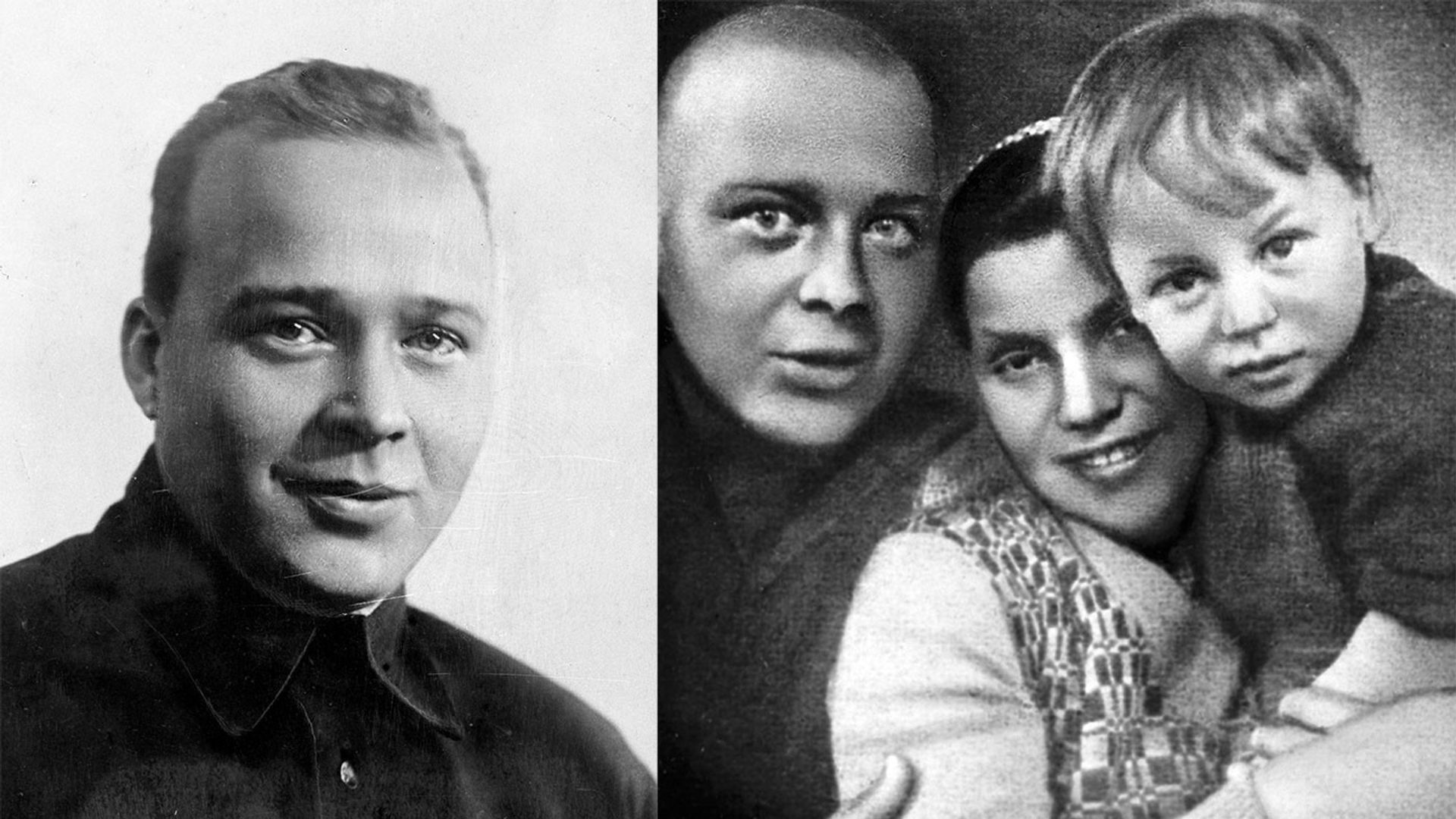 Аркадий Гайдар, его жена Рахиль и их сын Тимур