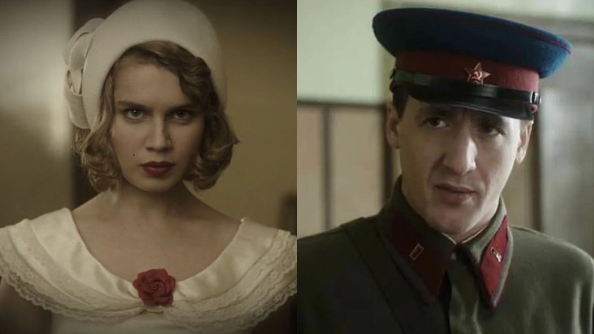 Дарья Мельникова и Артур Смольянинов в сериале "Гетеры майора Соколова"