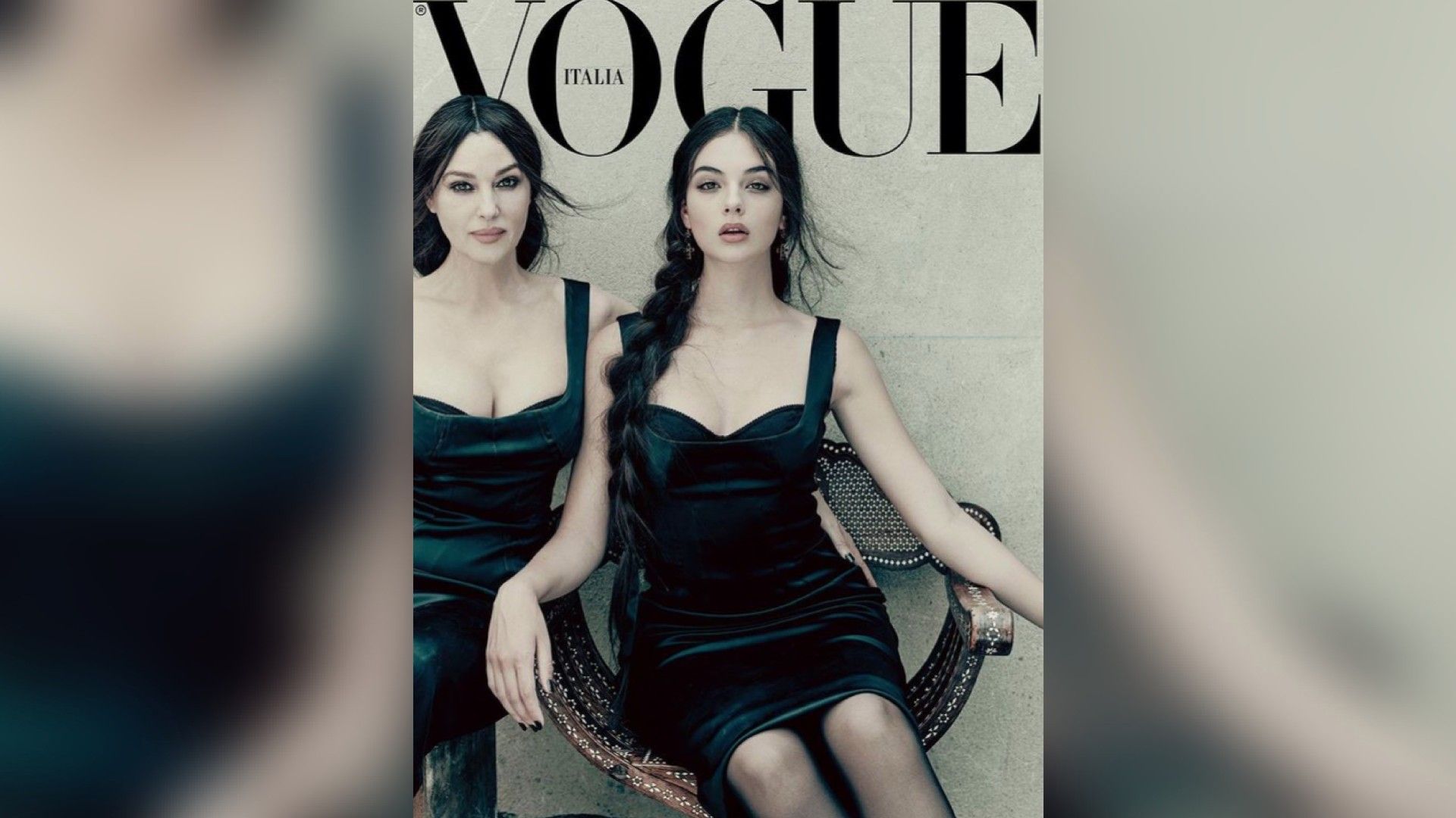 Дев Кассель и Моника Беллуччи на обложке Vogue (2021)