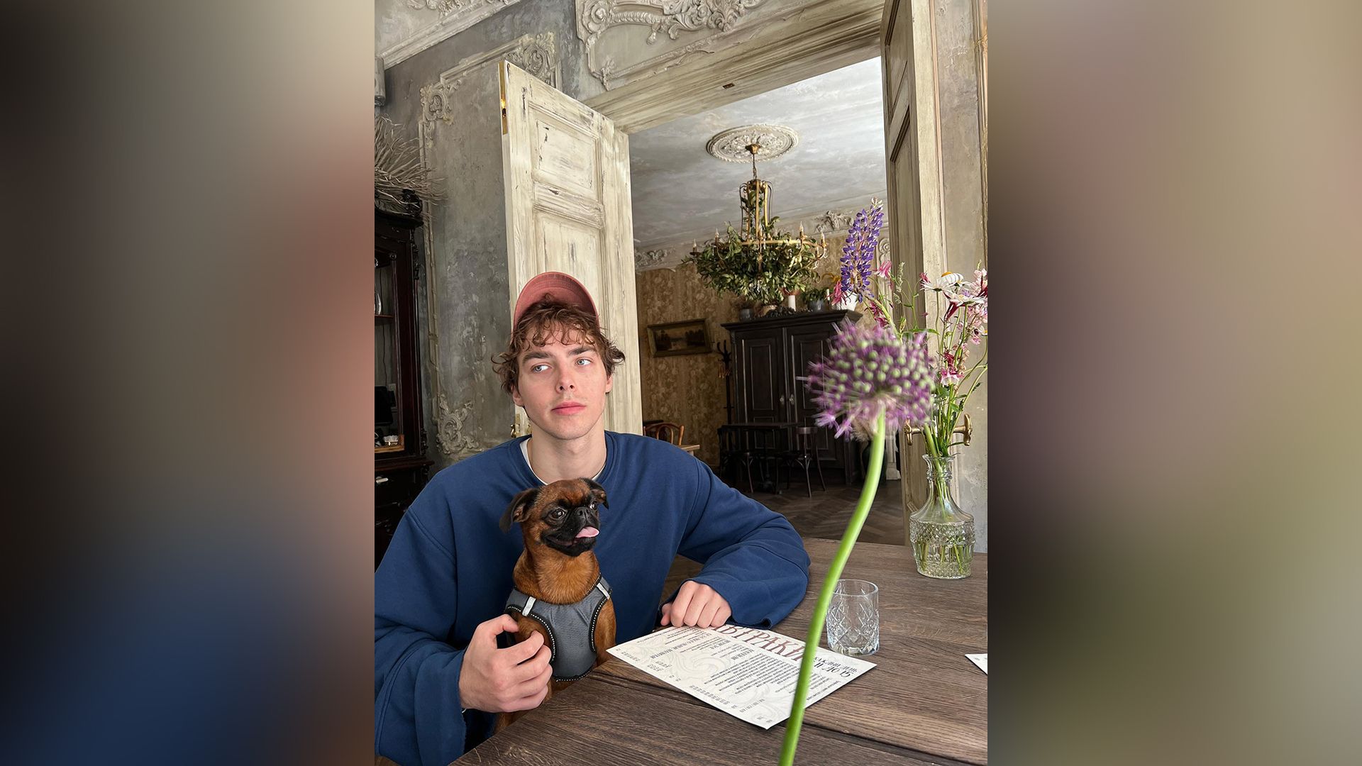 Юрий Насонов со своим псом