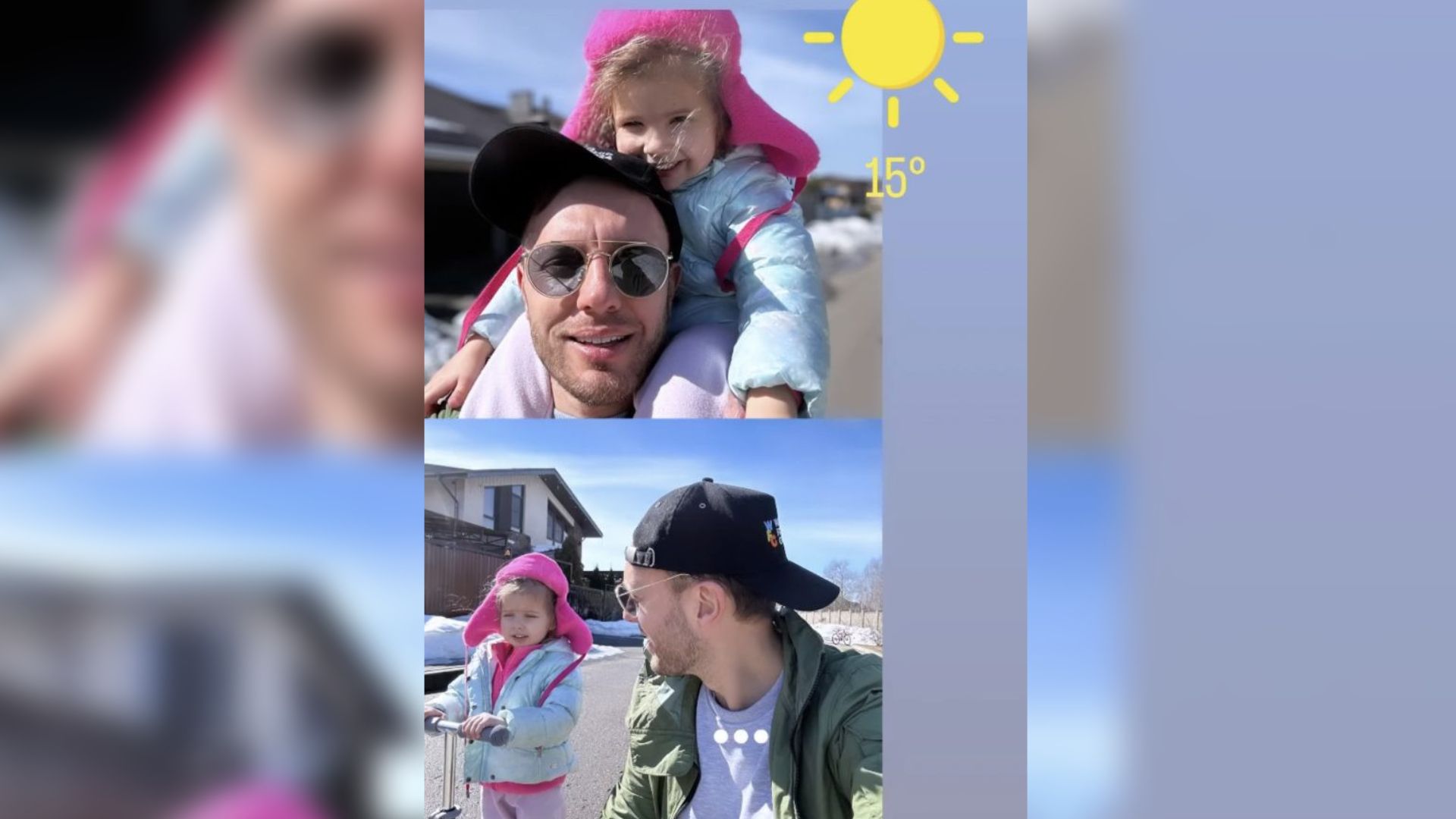 Тимур Соловьев с дочкой Сияной