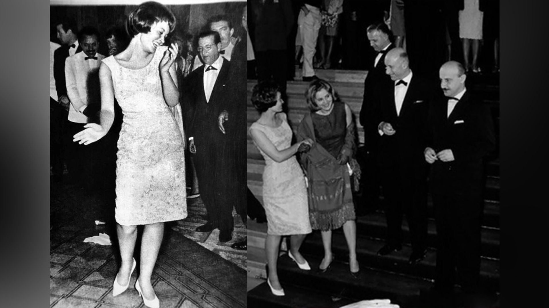 Лариса Лужина на кинофестивале в Каннах (1962)