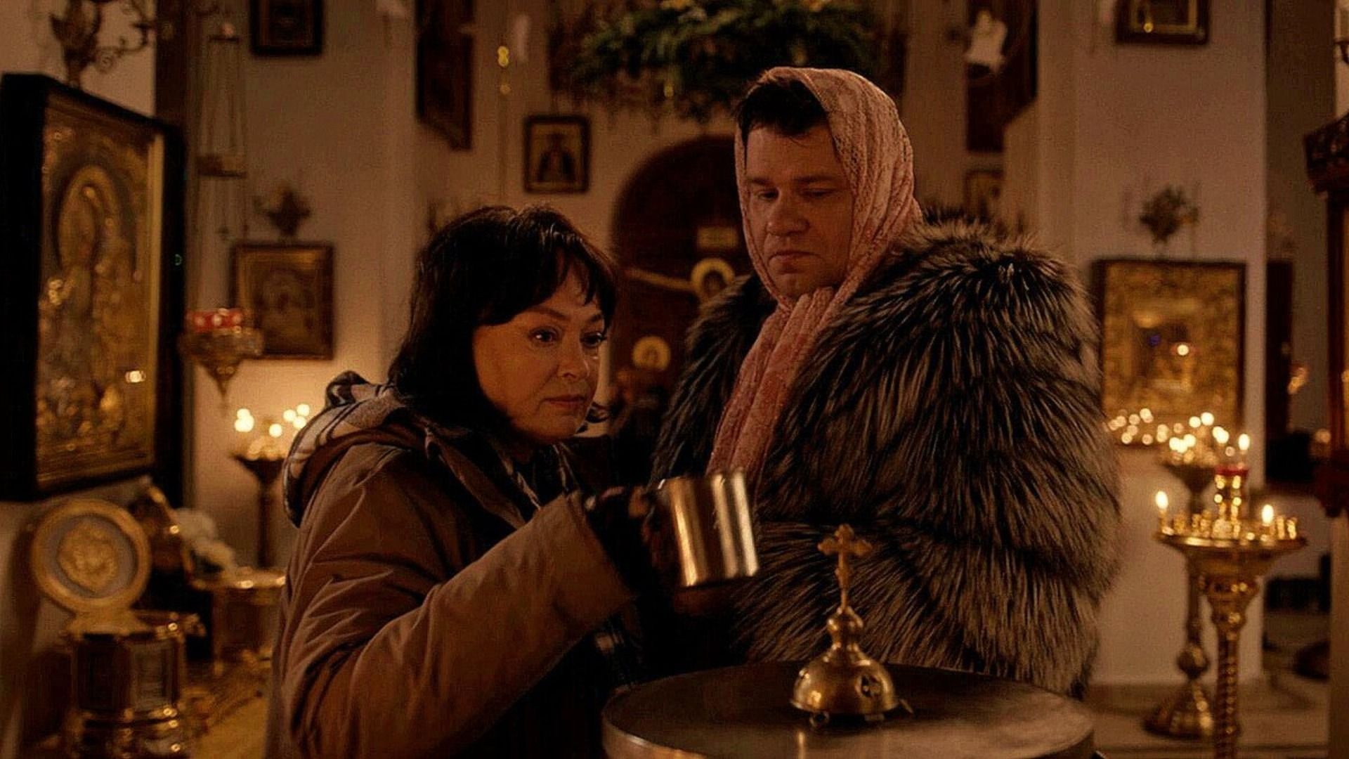 Харламов и Гузеева в фильме «Теща»