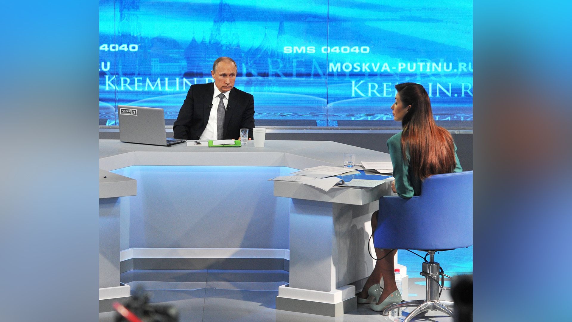 Владимир Путин и Мария Ситтель