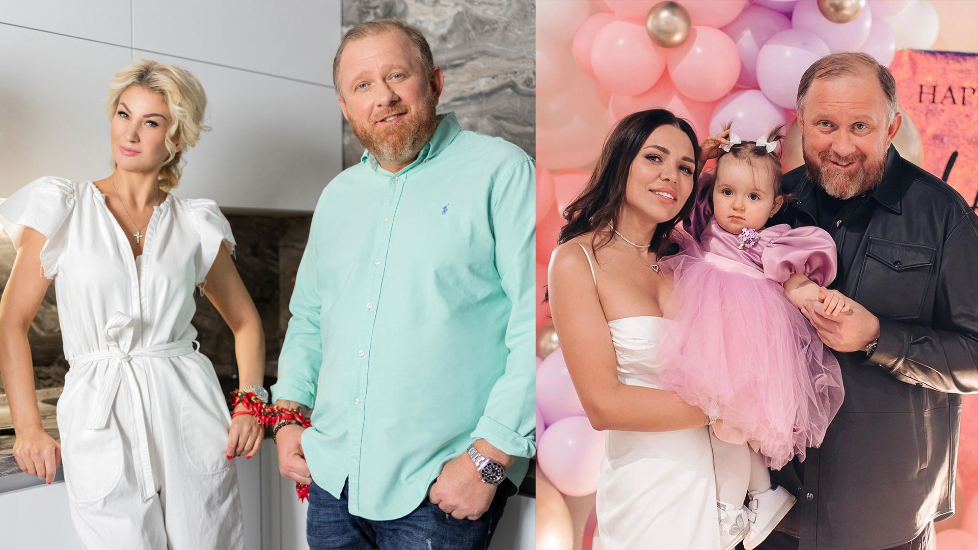 Константин Ивлев с Марией и с Валерией Куденковой