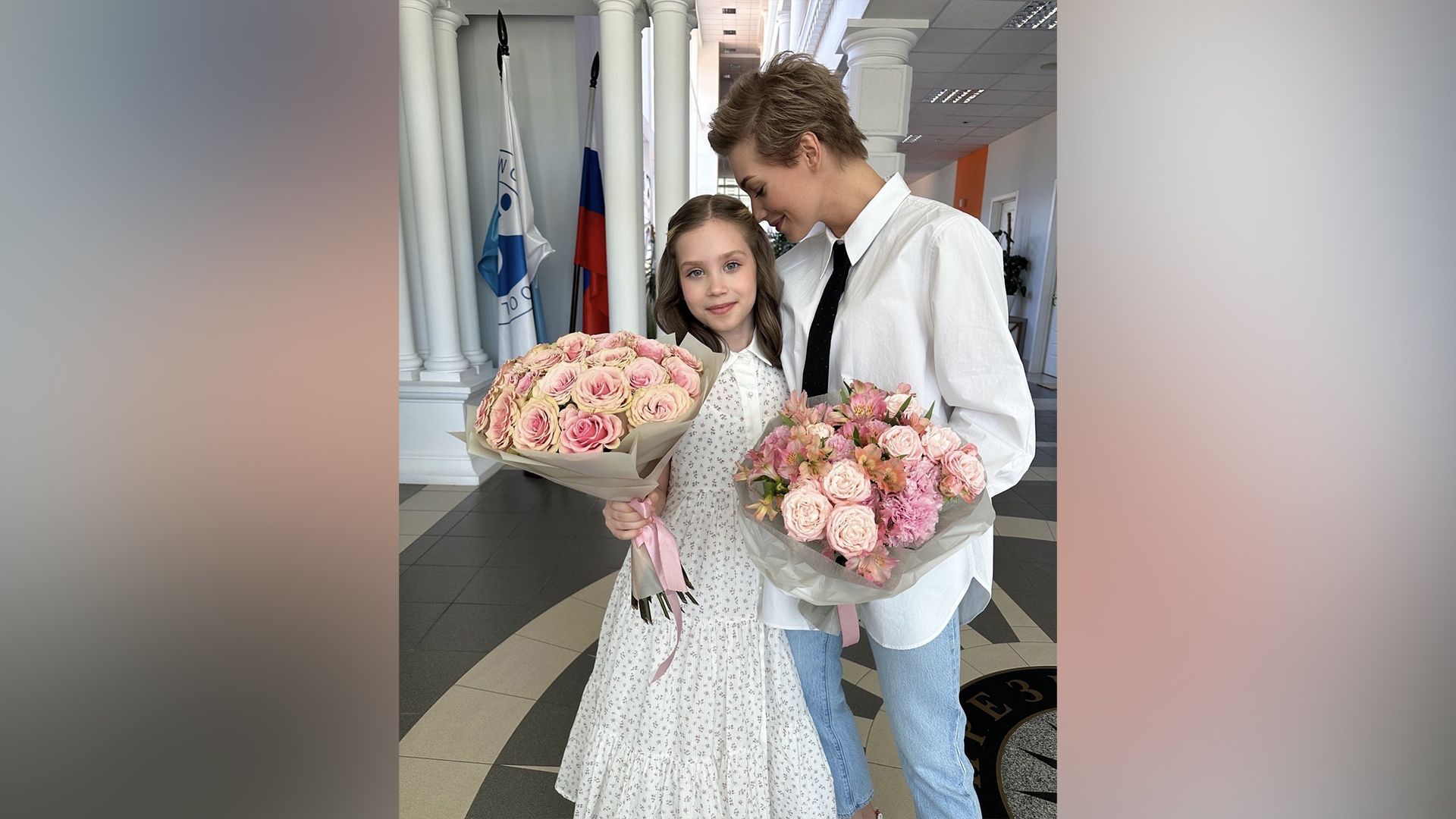 Кристина Асмус и её дочь Анастасия