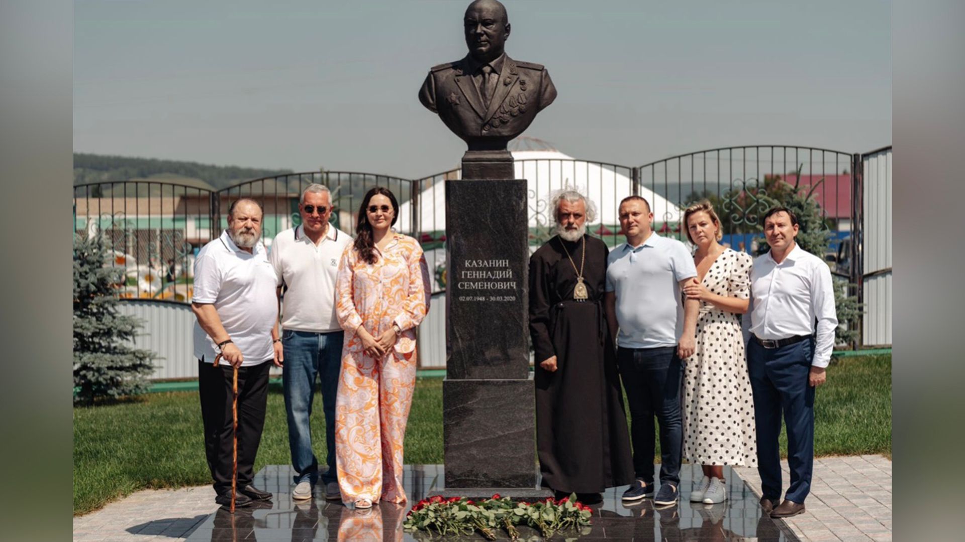 Могила Казанина Геннадия Семёновича