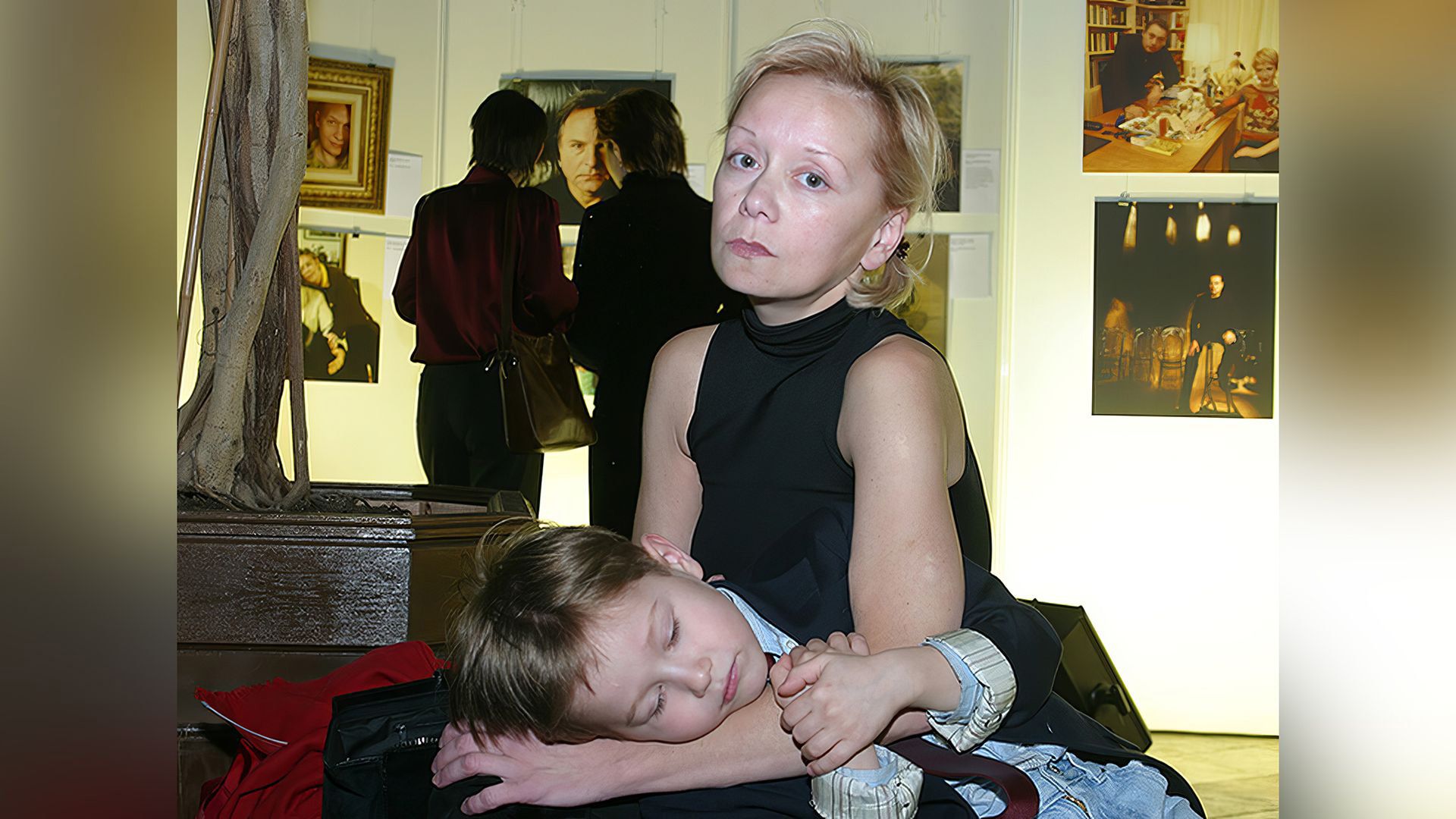 Евдокия Германова с Колей
