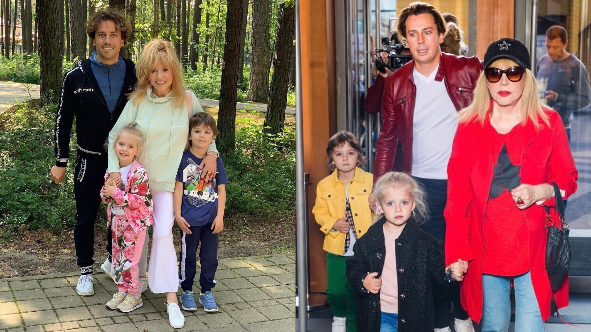 Алла Пугачева с мужем и детьми